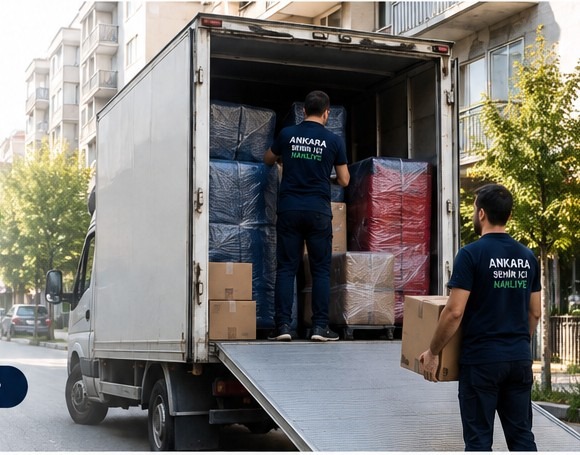 Ankara şehir içi nakliye aracı ve taşıma ekibi